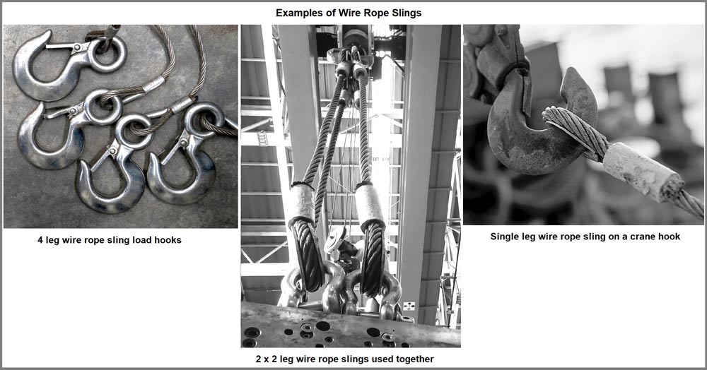 wire rope sling examples